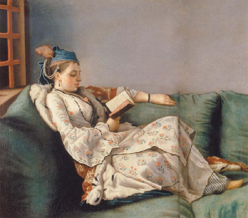 Jean-Etienne Liotard Marie Adelade of France Spain oil painting art